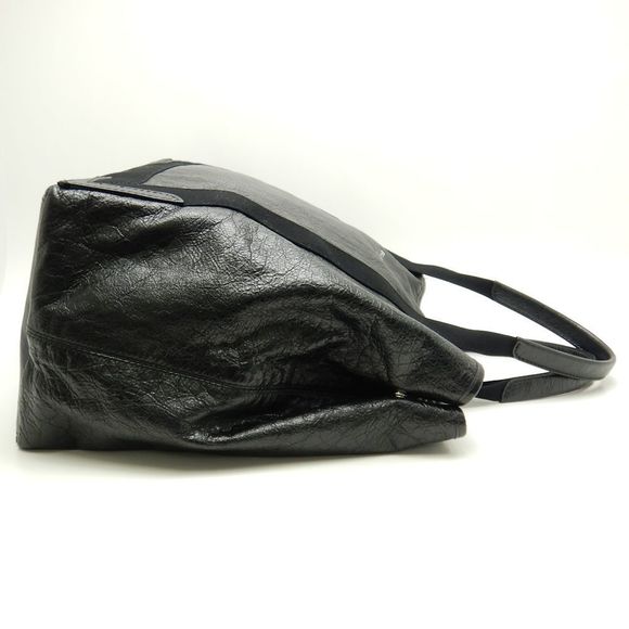 Balenciaga Navy Cabas Lambskin Black Tote Bag - Picture 3 of 7